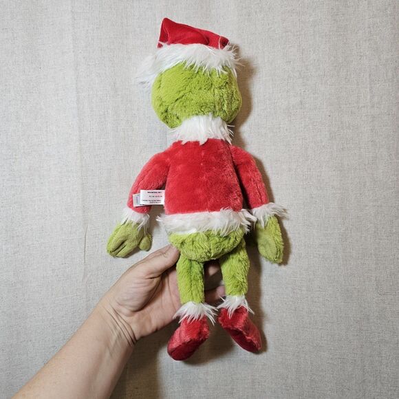 Aurora World Dr. Seuss The Grinch Plush 15900 16 inch Santa Christmas - Picture 4 of 9